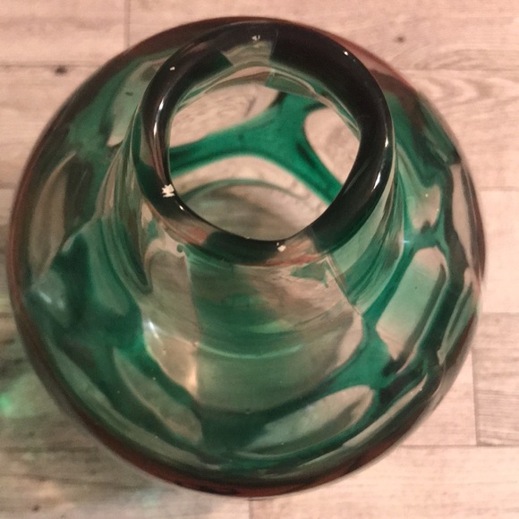 Estate find!!! Green Bubble Barvaria Germany Pasco vaseBEAUTIFUL!!!! YOUNIQUE - Picture 5 of 5